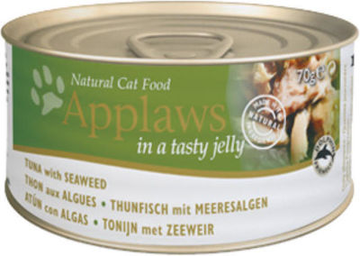 Applaws Natural Cat Food Hrana umeda pentru pisici adulte in Poate cu Ton in gelatina / File de alge 156gr 1buc 026550