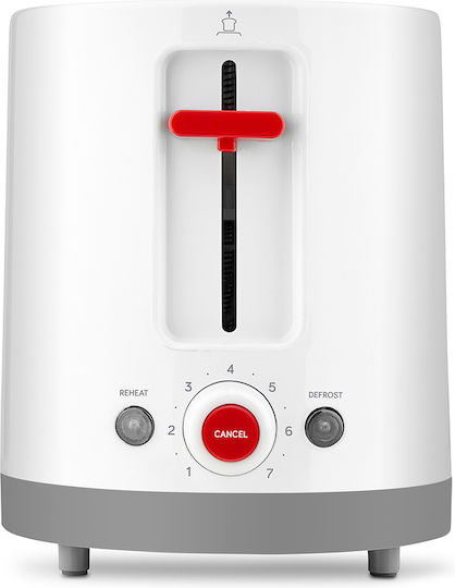 Ufesa TT7385 Prăjitor de pâine 2 sloturi 800W Alb