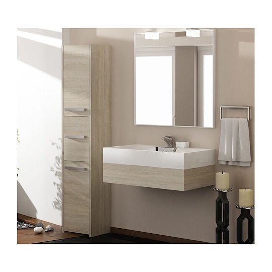 Topeshop S43 Банска Колона Стена 40x30x170см Сонома