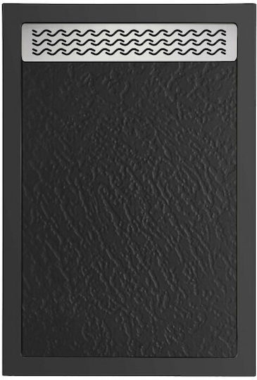 Sparke Cload Rechteckig Acryl Dusche x160cm Black