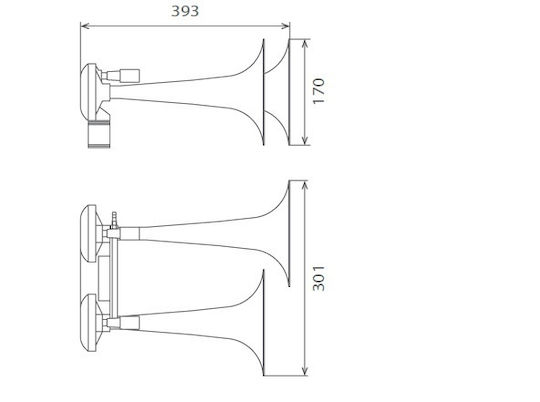 Repart Automotive Horn LKW 24V