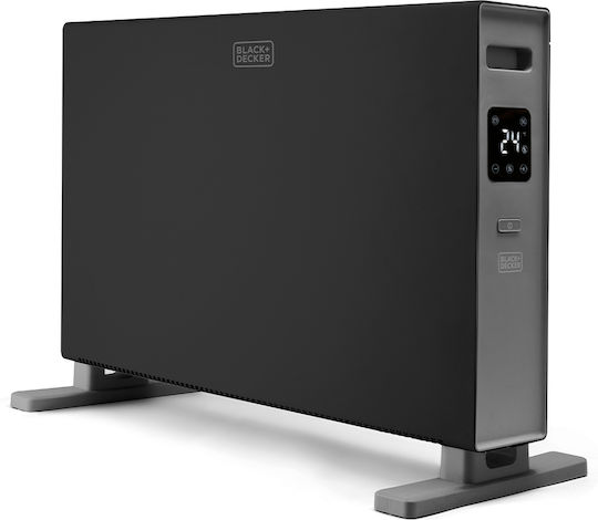 Black & Decker BXCSH2001E ES9350090B Konvektorheizung Boden 2000W mit elektronischem Thermostat 62x43cm Schwarz