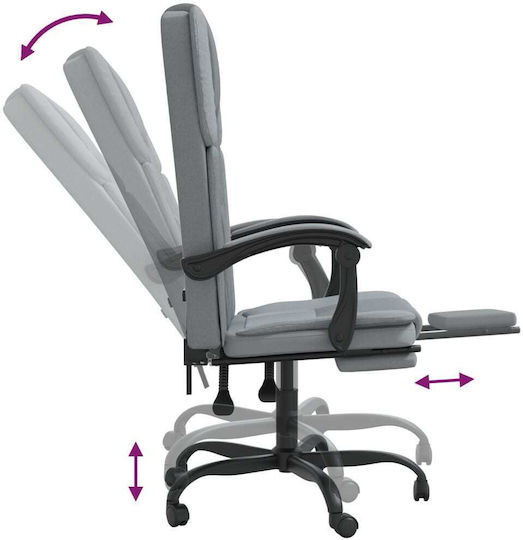 vidaXL vidaXL Office Chair Grey Light