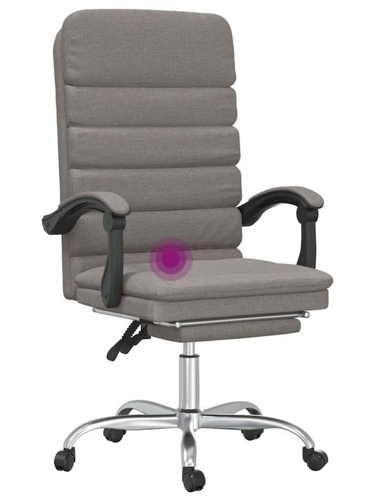 vidaXL Vdxl Καρέκλα Γραφείου Μασάζ Taupe