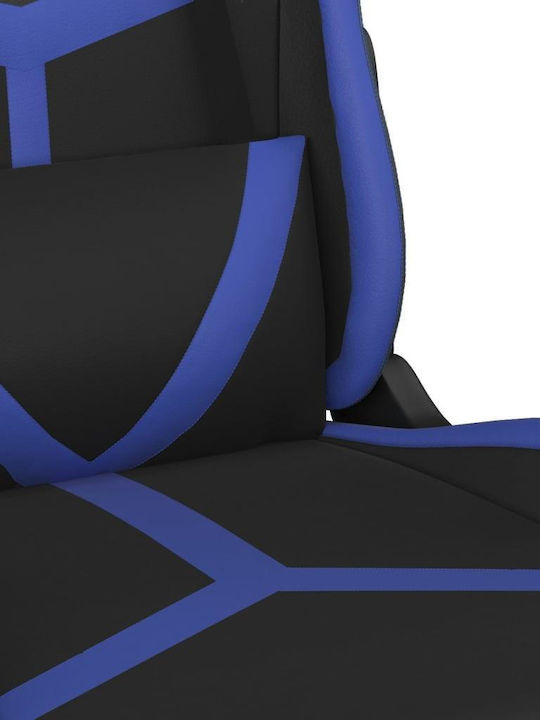 vidaXL 345434 Gaming Stuhl mit Fußstütze Black / Blue