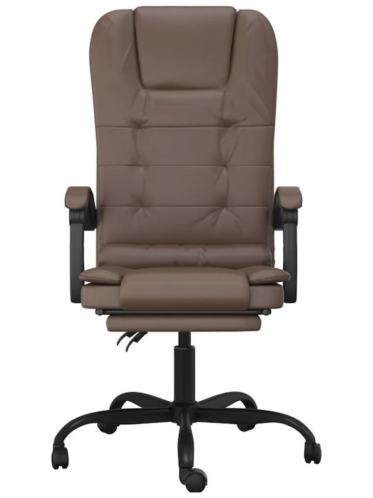 vidaXL vidaXL Bürostuhl mit Massagebraun
