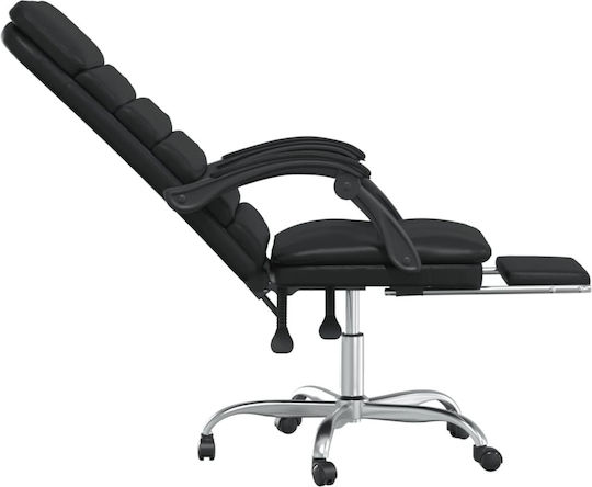 vidaXL Scaun De Birou Masaj Negru