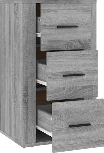 Wooden Storage Cabinet with 3 Drawers M40xW33xH70cm