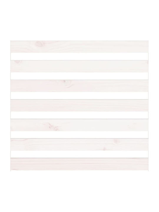 vidaXL Husă Pentru Radiator Din Lemn Masiv Alb 79.5x19x84cm