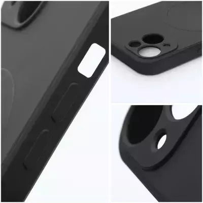 Mag Silicone Back Cover Black (iPhone 11)