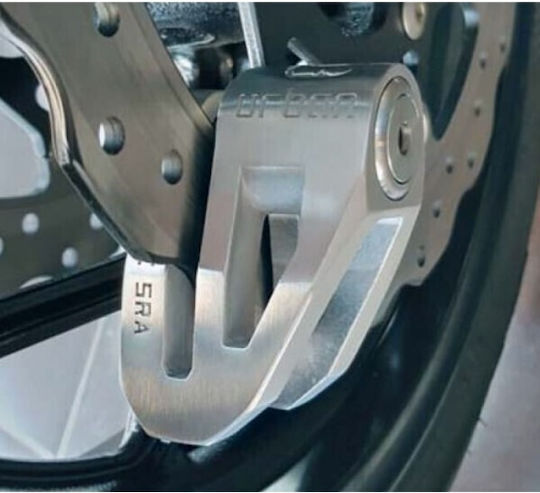 Urban UR210S Blocare disc motocicletă cu diametru zăvor 10mm Argintiu Culoare