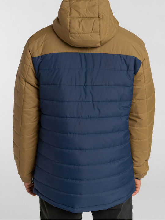 Billabong Ανδρικό Χειμωνιάτικο Μπουφάν Puffer Navy Μπλε