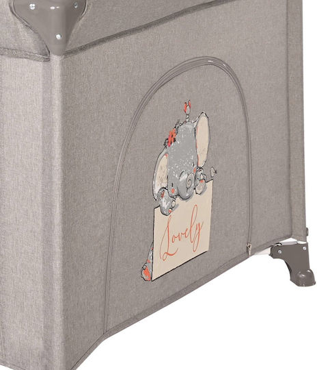 Lorelli Happy Game Zone Unicorn Park with Mattress Rose Velvet 100x100cm