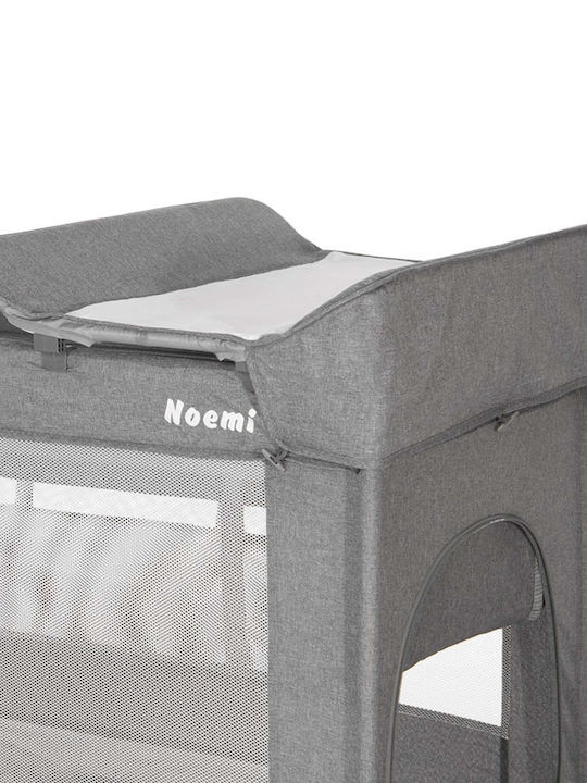 Lorelli Noemi Plus Playpen 2 Levels with Changing Table & Mattress Rose Velvet 127x69cm