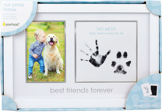 Pearhead Κορνίζα για Αποτύπωμα Μωρού Best Friends Forever από Ξύλο