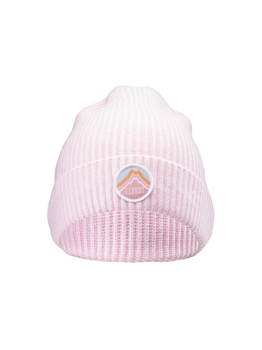 Elbrus Quentin Ribbed Beanie Cap Pink 92800438482