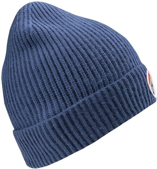 Quentin Beanie Männer Beanie mit Rippstrick in Blau Farbe