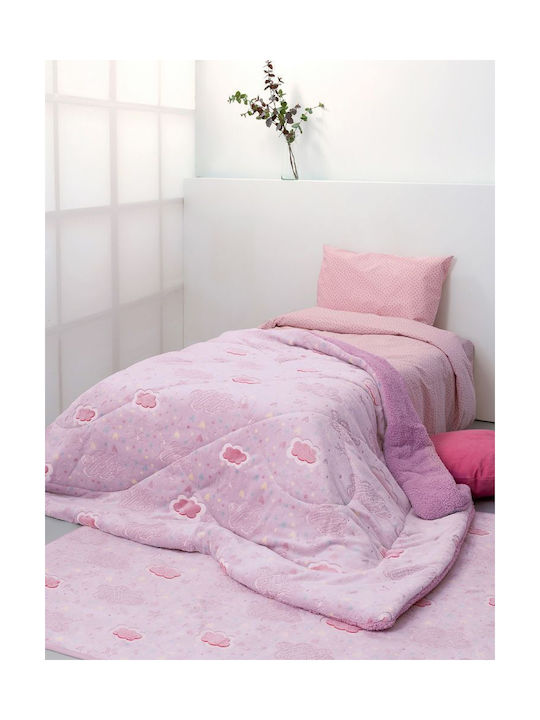 Palamaiki Doodle Kinder Teppich Rosa 150x220cm