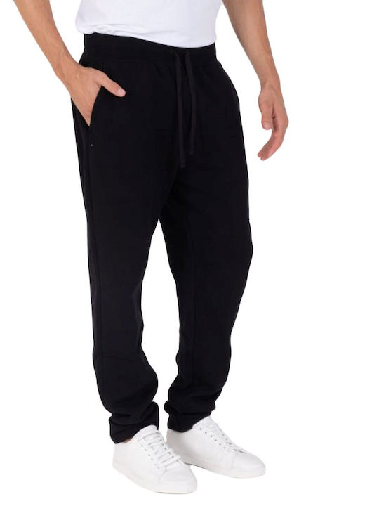 Hurley Men's Fleece Sweatpants with Rubber Black