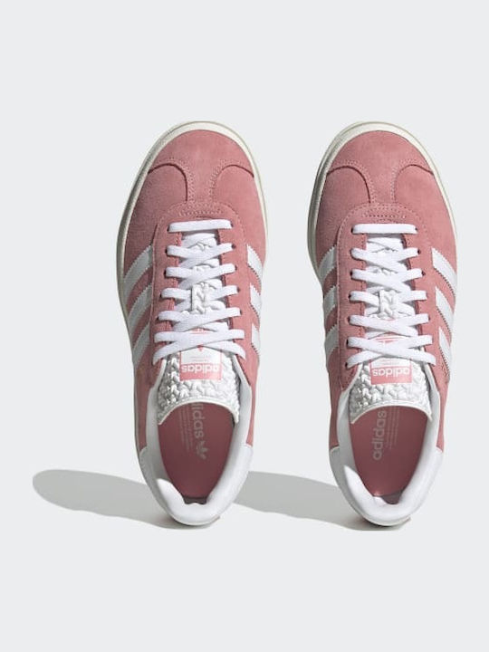 Gazelle Bold Γυναικεία Flatforms Sneakers Super Pop / Cloud White / Core White