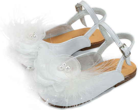 Babywalker Taufschuhe Für Mädchen Aus Leder Ecru