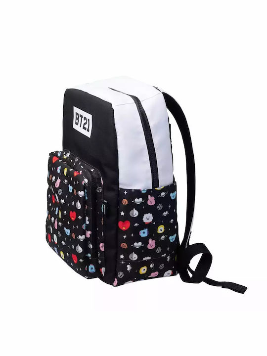 Grupo Erik BT21 Ghiozdan De Școală Primară De Spate Cu Husă Pentru Sticlă De Apă Neagră 15 Litri 35 X 20 X 46 Cm