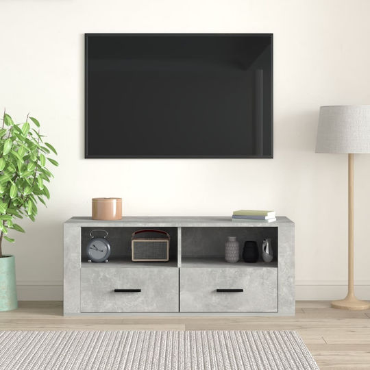 TV Stand Gray 100x35x40cm