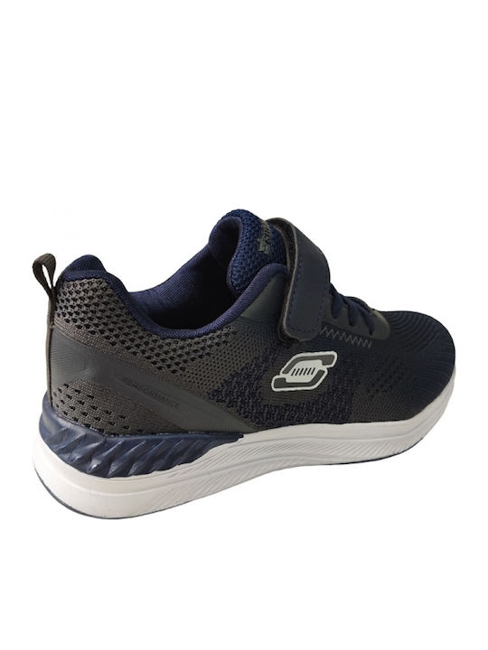 Παιδικά Sneakers με Σκρατς Μπλε