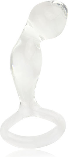 Lovetoy Romance Curved Anal Plug Transparent 11.9cm