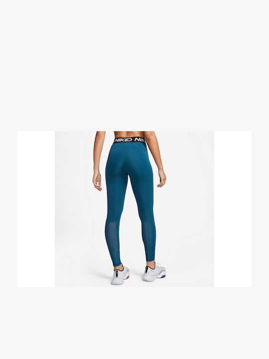 Nike Dri-Fit Pro 365 Training Γυναικείο Cropped Κολάν Ψηλόμεσο Πράσινο