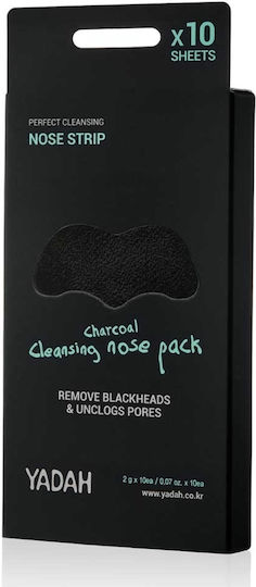 Yadah Charcoal Cleansing Nose Face Black Cleansing Mask 10pcs