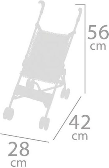 De Cuevas Καρότσι για Κούκλα για 3+ Ετών 56 εκ.