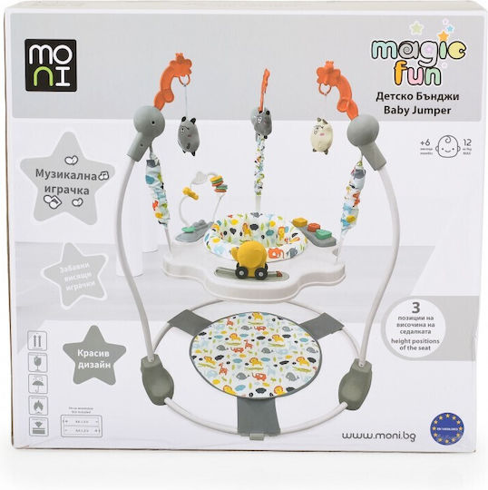 Moni Baby Jumper Μagic Fun with Music and Sounds for 6++ Months
