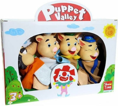 Argy Toys Set Mănuși de păpuși Τα 3 Γουρουνάκια