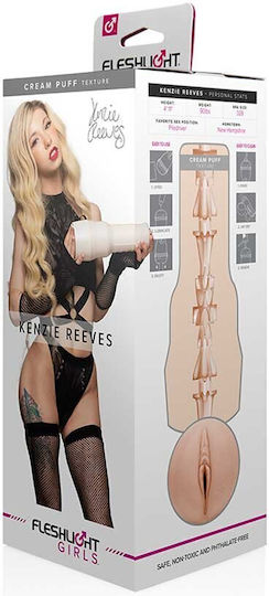 Fleshlight Kenzie Reeves Creampuff Мастурбатор Вагина 1бр