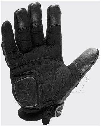 Helikon Tex Impact Heavy Duty Militärhandschuhe Schwarz in Schwarz Farbe