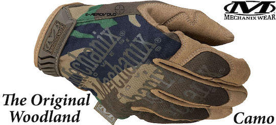 Mechanix Wear Военни Ръкавици Woodland Camo в Бежов Цвят