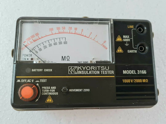 Kyoritsu 3166 Μετρητής Μόνωσης