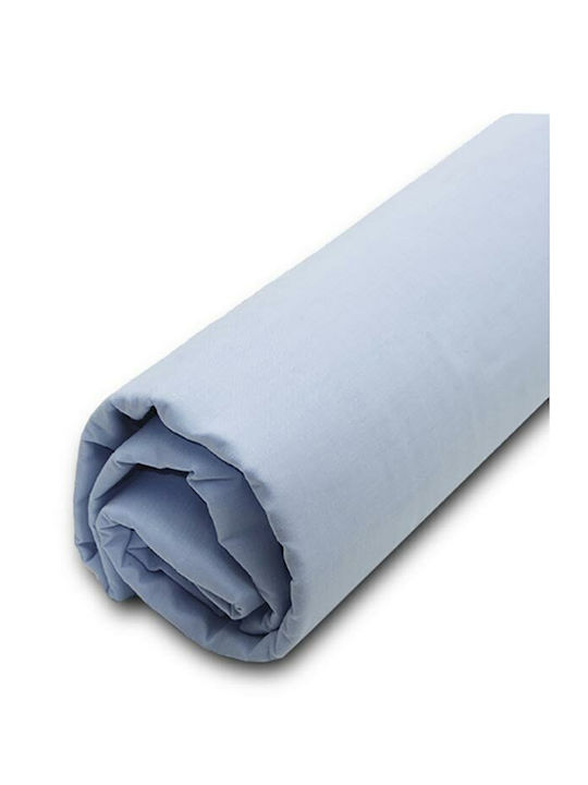 Sunshine Menta 152 Σεντόνι Μονό με Λάστιχο 100x200+20εκ. 16 Light Blue