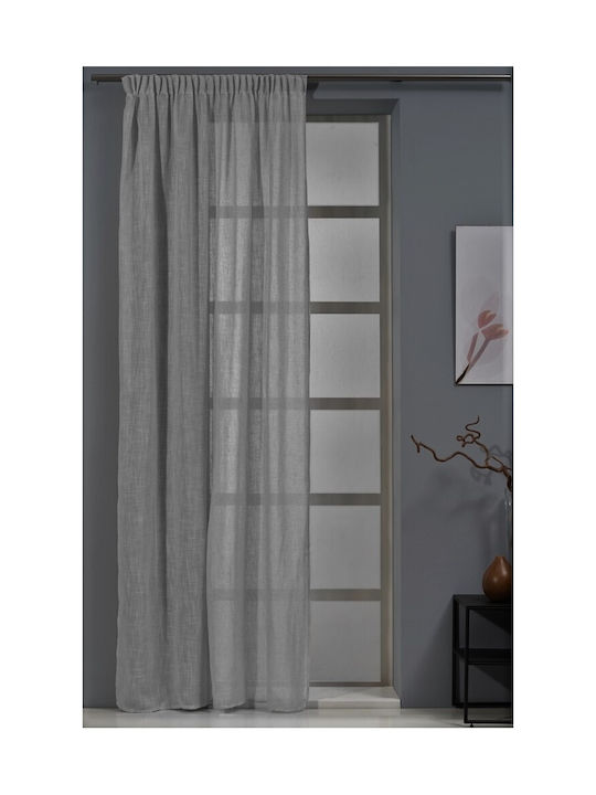 Artisti Italiani Curtain with Pencil Pleat Hontona Gray AI-IR-11880 140x270cm