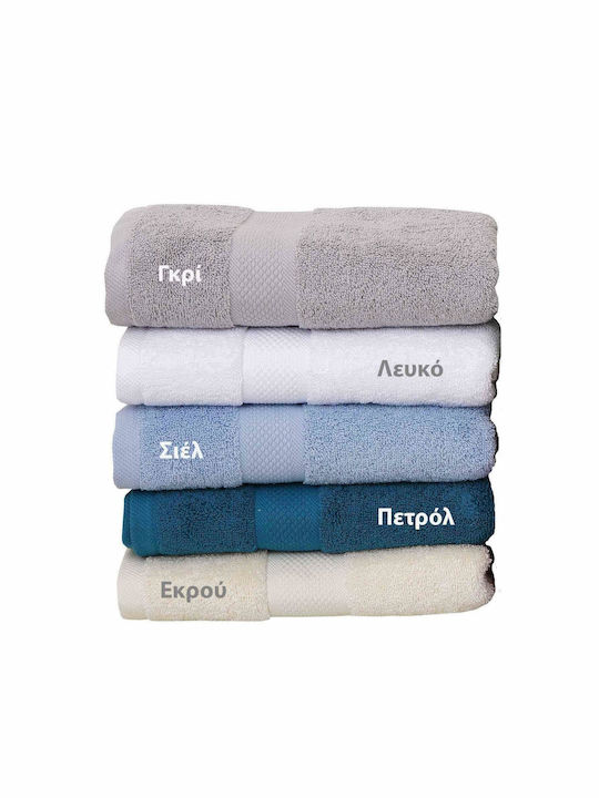 Viopros Facecloth Luxor 50x100cm Grey Weight 600gr/m²