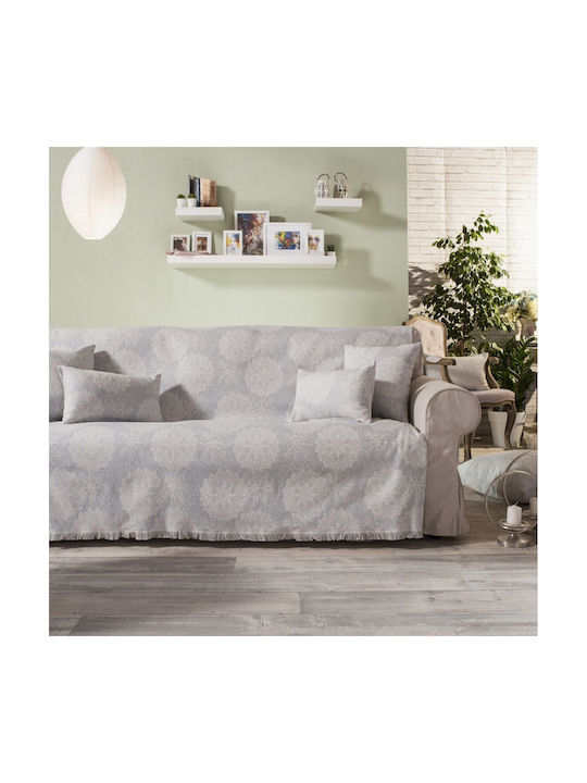 Teoran Decorative Pillow Case Matera 04 Grey 30x50cm.