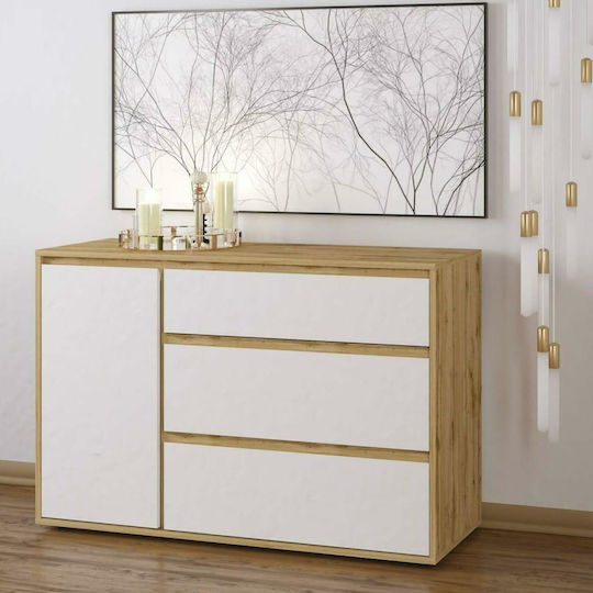 Μπουφές Nitro Ξύλινος με Συρτάρια 120x40x80cm