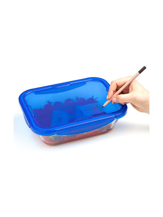 Pyrex Cook & Go Δοχείο Φαγητού Γυάλινο Μπλε 800ml