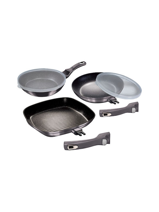 Berlinger Haus Pans Set of Aluminum with Non-stick Coating Carbon Pro 7pcs