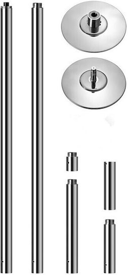 Mijo Bară Pole Dancing Extensibil 223-275cm Argintiu