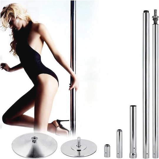 Mijo Bară Pole Dancing Extensibil 223-275cm Argintiu