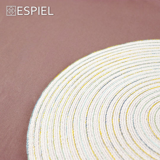 Espiel Σουπλά Πλαστικό Λευκό 38x38cm