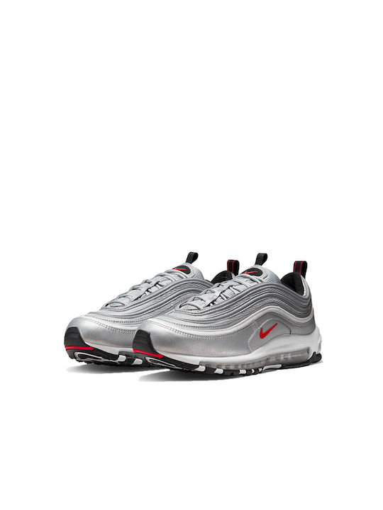 Nike Air Max 97 OG Sneakers Metallic Silver / University Red Black