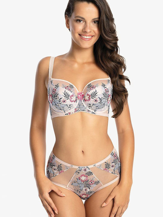 Gaia Vera Bra with Light Padding Pink